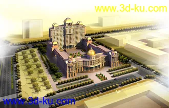 3D打印模型一欧试办公大楼的图片