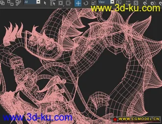 3D打印模型超帅金龙的图片