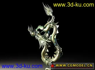 3D打印模型超帅金龙的图片