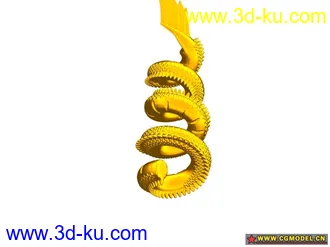 3D打印模型超帅金龙的图片