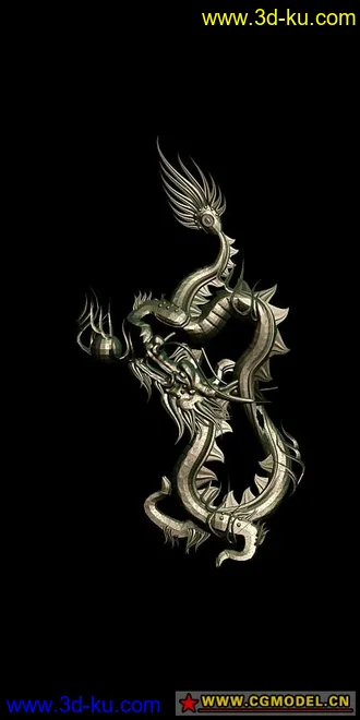 3D打印模型超帅金龙的图片