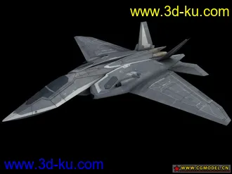 3D打印模型XA-20_Razorback_Strike_Fighter 低模 obj (提取自HAWX)的图片
