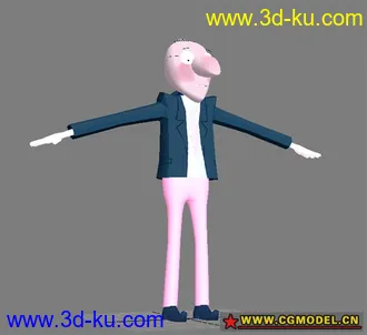 3D打印模型卡通人物的图片