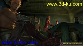 3D打印模型房子里面的人的图片