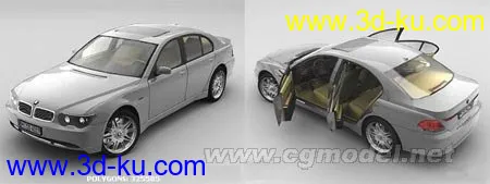 3D model BMW M7 (精品宝马MAX车模)模型的图片1