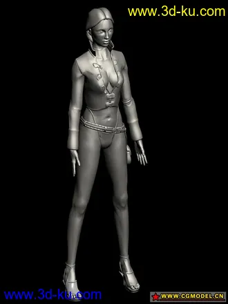 3D打印模型美女一个的图片