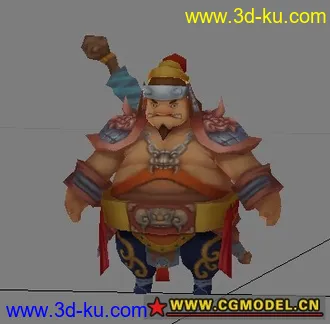 3D打印模型卡通将军的图片