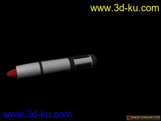 3D打印模型自己做的驱动关键帧导弹的图片