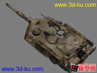 3D打印模型发个坦克残骸的图片