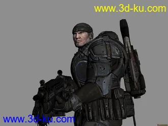 战争机器经典模型带材质的图片