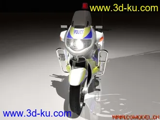 3D打印模型bmw 警用摩托车的图片