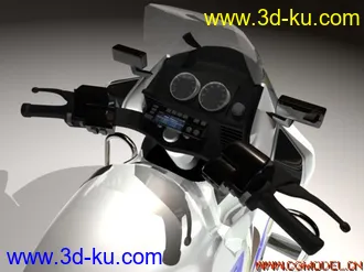 3D打印模型bmw 警用摩托车的图片