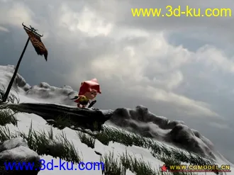 3D打印模型雪地战场的图片