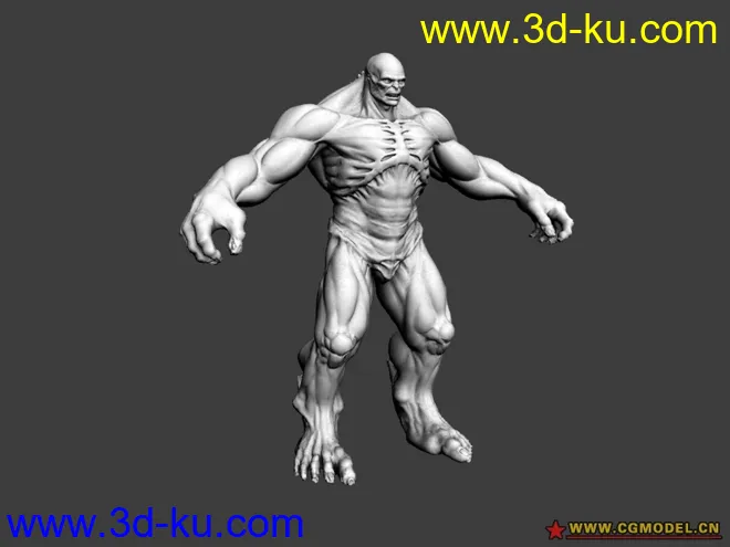 Abomination high poly model (huk movie)模型的图片1