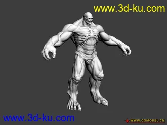 3D打印模型Abomination high poly model (huk movie)的图片