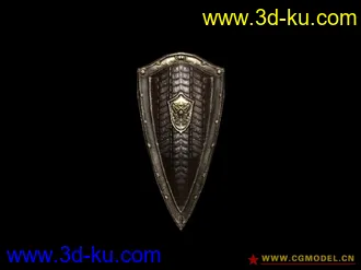 3D打印模型自己做的盾牌的图片