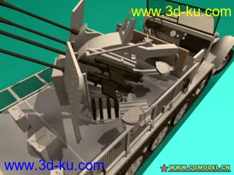 3D打印模型二战德国4管防空炮（高级货）MAX格式的图片