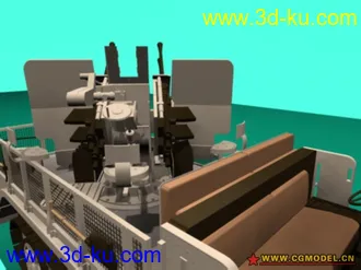 3D打印模型二战德国4管防空炮（高级货）MAX格式的图片