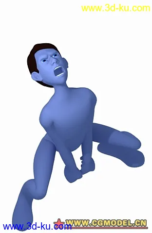 3D打印模型国外动画人物带动作的图片