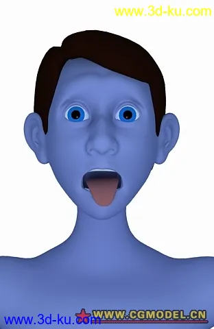 3D打印模型国外动画人物带动作的图片