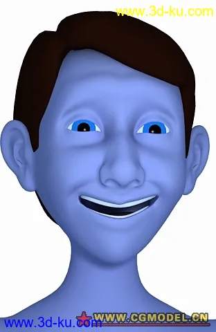 3D打印模型国外动画人物带动作的图片