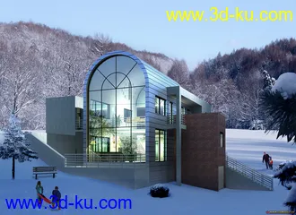 3D打印模型别墅。。强悍VR渲染。。的图片