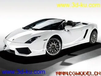 3D打印模型Lamborghini Gallardo Spyder的图片