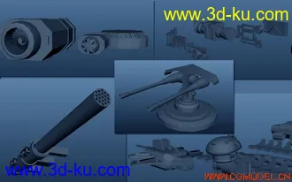 3D打印模型科幻主题元素的图片