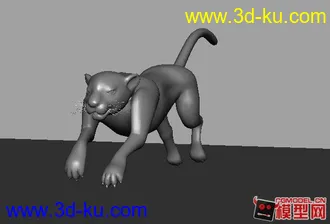 3D打印模型豹子猎杀动画的图片