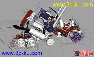 3D打印模型变形金刚之擎天柱变形动画的图片