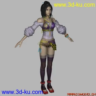 3D打印模型FF13女角色的图片