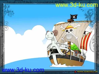 海贼王黄金梅利号模型~~~的图片