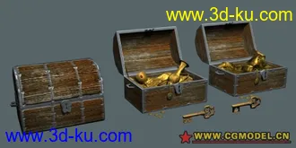 3D打印模型寶藏箱的图片