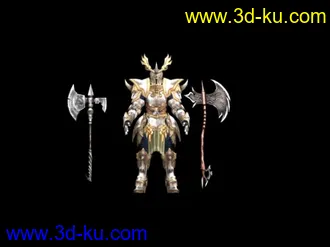 3D打印模型黄金盔甲的图片