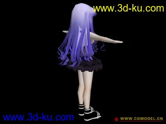3D打印模型【卡通人物】我自己原创的女MM1号游戏公司进来看下的图片