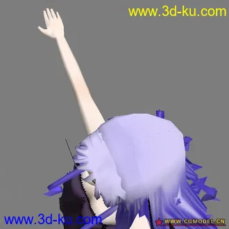 3D打印模型【卡通人物】我自己原创的女MM1号游戏公司进来看下的图片