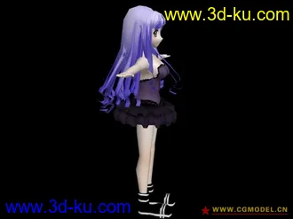 3D打印模型【卡通人物】我自己原创的女MM1号游戏公司进来看下的图片