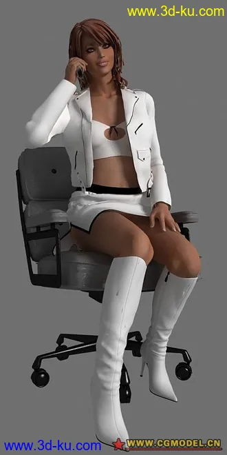 极品美女模型带贴图，没看到谁发过(1)的图片