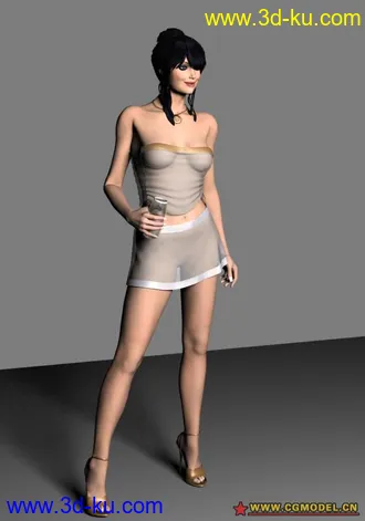 极品美女模型带贴图，没看到谁发过(2)的图片