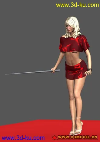 极品美女模型带贴图，没看到谁发过(3)的图片