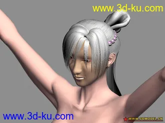 3D打印模型一个猛男和一个小姑娘的图片