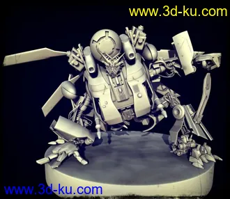 3D打印模型汽车人角色的图片