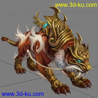 3D打印模型诛仙--龙须虎的图片