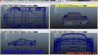 3D打印模型法拉利FXX的图片