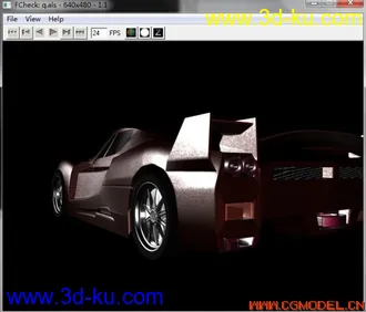3D打印模型法拉利FXX的图片
