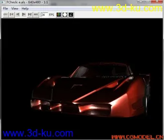 3D打印模型法拉利FXX的图片