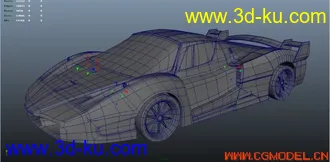 3D打印模型法拉利FXX的图片