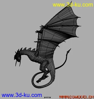 3D打印模型怪物龙的图片