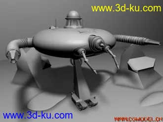 3D打印模型外星机器的图片
