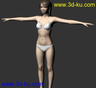 3D打印模型漂亮MM的图片